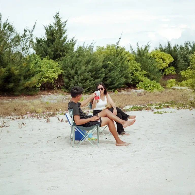 Enjoy white-sand beaches.